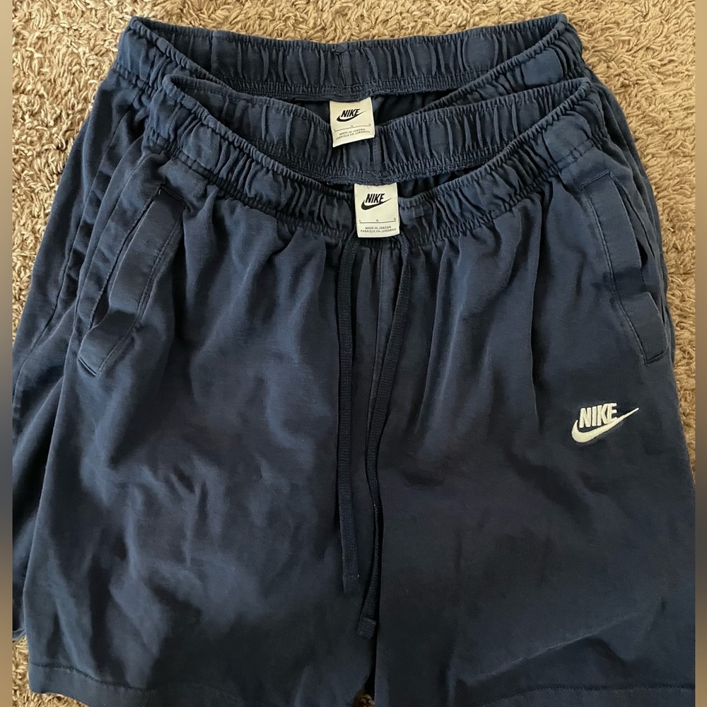 Navy Nike Sweatshorts